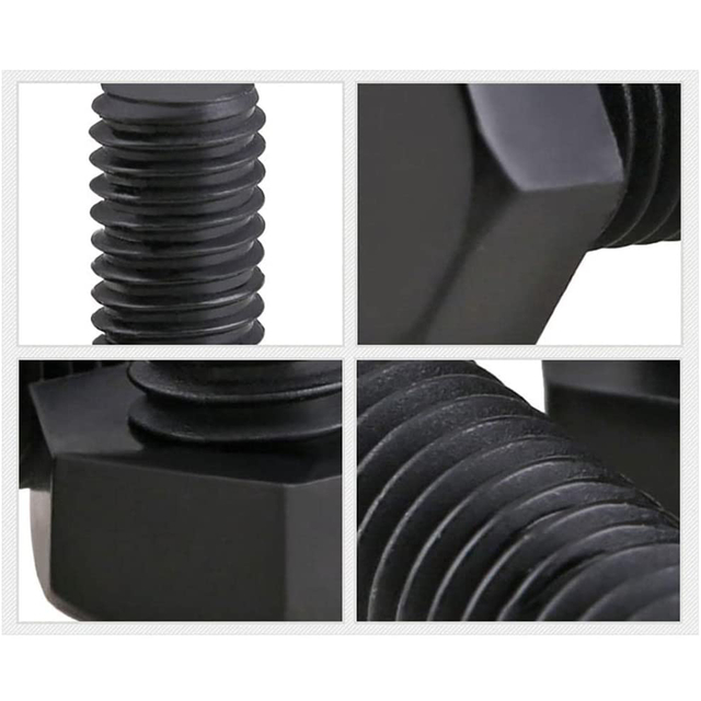 হেক্স বোল্ট 12.9 গ্রেড অ্যালয় স্টিল ব্ল্যাক অক্সাইড ফিনিশ ফুল থ্রেড মোটা থ্রেড UNC হেক্সাগন হেড বোল্ট