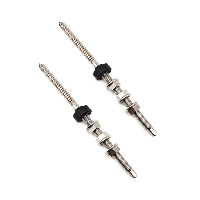 M10*200mm সোলার রুফ মাউন্টিং হেড হ্যাঙ্গার বোল্ট ফটোভোলটাইক সিস্টেম হ্যাঙ্গার বোল্ট সংযুক্ত করার জন্য অ্যালুমিনিয়াম প্রোফাইল রেল