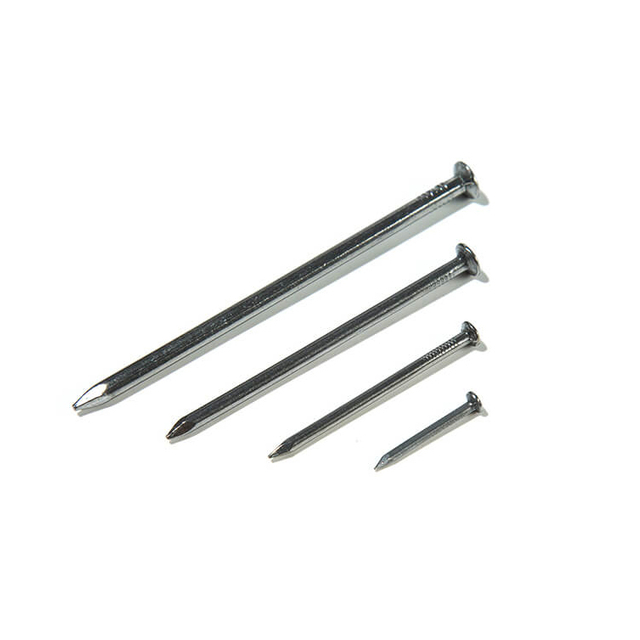 উচ্চ মানের নিম্ন কার্বন ইস্পাত Q195 Q235 গ্যালভানাইজড উজ্জ্বল ইস্পাত মসৃণ শ্যাঙ্ক সাধারণ নখ