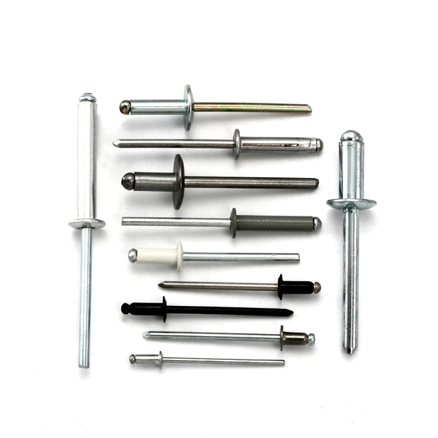 ব্লাইন্ড রিভেট পপ রিভেটস ওপেন ম্যান্ড্রেল ডোম হেড অ্যালুমিনিয়াম স্ট্যান্ডার্ড