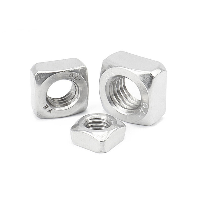 চায়না মেট্রিক থ্রেড গ্যালভানাইজড স্কয়ার নাট জিঙ্ক ধাতুপট্টাবৃত Din557
