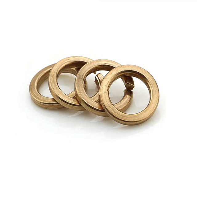 গ্রেড 8 স্প্লিট লক ওয়াশার হলুদ জিঙ্ক প্লেটেড ডিআইএন 127-বি স্প্রিং ওয়াশার