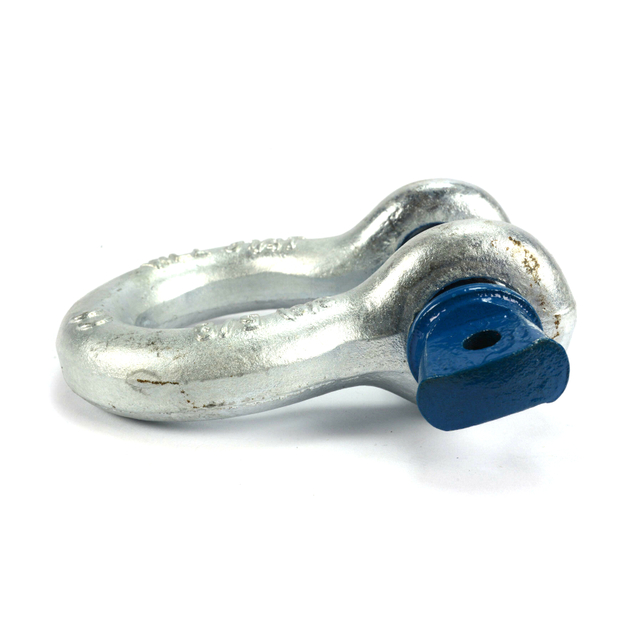 হেভি ডিউটি ​​গ্যালভানাইজড নকল ইস্পাত G-209 স্ক্রু পিন উত্তোলন অ্যাঙ্কর শ্যাকল বো শ্যাকল কারচুপির জন্য