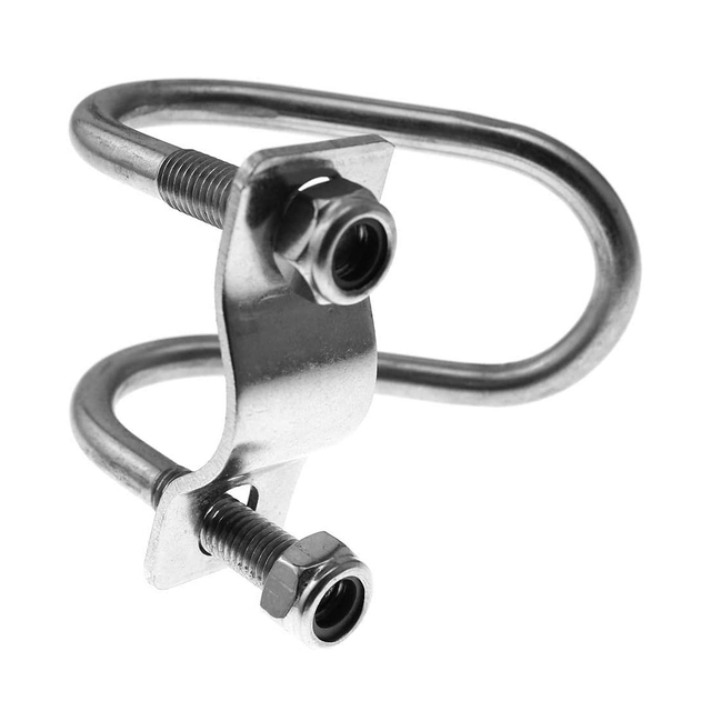 ডাবল ইউ শেপ বোল্ট 304 স্টেইনলেস স্টীল রাউন্ড ইউ বোল্ট বাদাম এবং প্লেট সহ