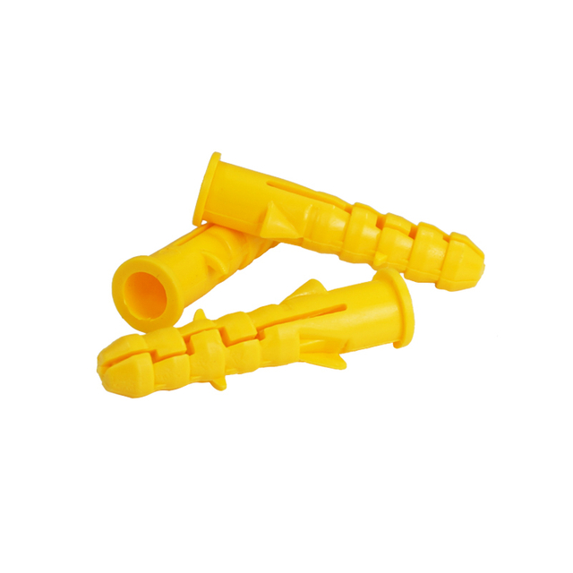 ফিলিপস ফ্ল্যাট হেড স্ক্রু সহ রল প্লাগ প্লাস্টিক সম্প্রসারণ পাইপ টিউব ওয়াল প্লাগ ড্রাইওয়াল ওয়াল অ্যাঙ্কর