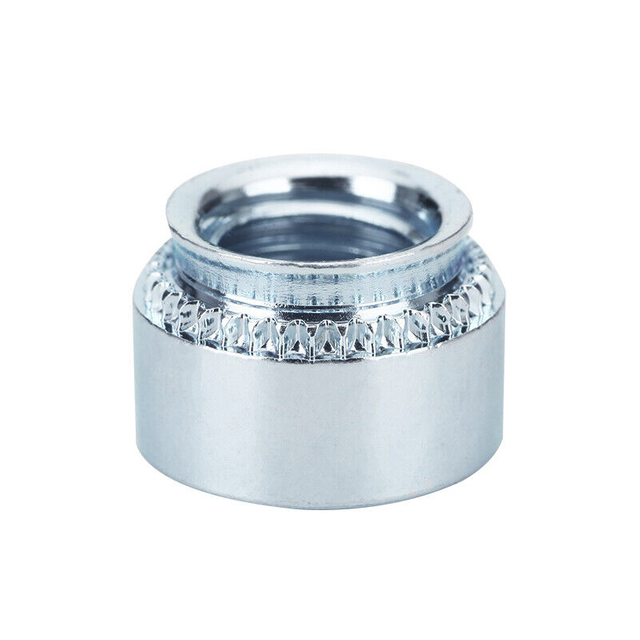 মোটা থ্রেড স্ব ক্লিনচিং বাদাম কম কার্বন ইস্পাত দস্তা ধাতুপট্টাবৃত