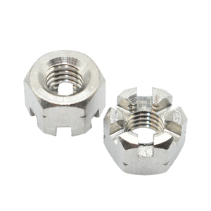 DIN 935 Hexagon Slotted Castle Nuts A2 স্টেইনলেস স্টিল