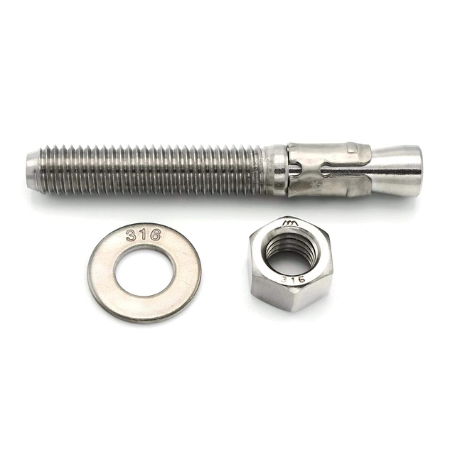 উচ্চ মানের স্টেইনলেস স্টীল সম্প্রসারণ কংক্রিট ওয়েজ অ্যাঙ্কর বোল্ট