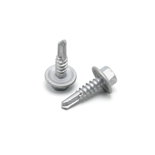 পুরু ইস্পাত জন্য রাসার্ট লেপ হেক্স ফ্ল্যাঞ্জ হেড স্বয়ং ড্রিলিং স্ক্রু